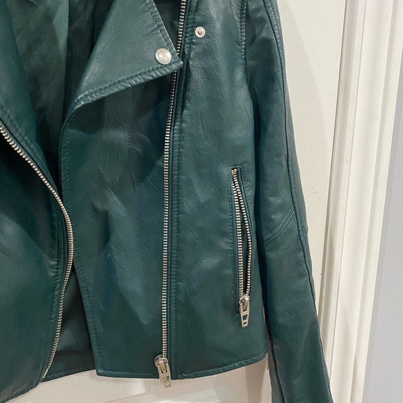 Blanknyc green leather jacket - Picture 4 of 6
